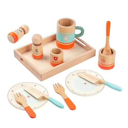 Oshhni Prinzessinnen Spielset für Kleinkinder mit Tassen und Tellern von Oshhni