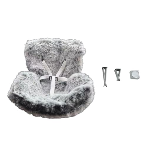 Oshhni Puppen-Autositz für Puppen unter 20 cm, Lüftungsdekoration, niedlicher Miniatur-Autositz für Geburtstagspartys, Grau Oshhni Puppen-Autositz für Puppen unter 20 cm, Lüftungsdekoration, niedlicher Miniatur-Autositz für Geburtstagspartys, Grau von Oshhni