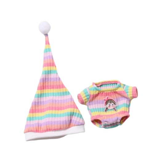 Oshhni Puppen Schlafanzug mit Hut, Nachtmode für 6,69 Zoll Puppe, Fotorequisiten für Mädchen, Rosa Oshhni Puppen Schlafanzug mit Hut, Nachtmode für 6,69 Zoll Puppe, Fotorequisiten für Mädchen, Rosa von Oshhni