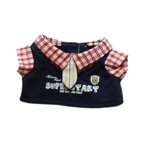Oshhni Puppen-T-Shirt, Miniatur-Kleidung, Kostüm, handgefertigte Kleidung für 17 cm große Puppen von Oshhni