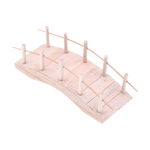 Oshhni Puppenhaus Holzbogenbrücke Miniaturen Feengarten Handwerk Mikroszene Zubehör Ornament DIY Dekorativ für Bonsai Blumentopf, Holz Oshhni Puppenhaus Holzbogenbrücke Miniaturen Feengarten Handwerk Mikroszene Zubehör Ornament DIY Dekorativ für Bonsai Blumentopf, Holz von Oshhni