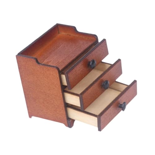 Oshhni Puppenhaus-Schrank, Puppenhaus-Möbel, Miniatur-Modell, Puppenhaus-Zubehör, Mini-Schubladenschrank aus Holz, Miniatur-Schrank Oshhni Puppenhaus-Schrank, Puppenhaus-Möbel, Miniatur-Modell, Puppenhaus-Zubehör, Mini-Schubladenschrank aus Holz, Miniatur-Schrank von Oshhni