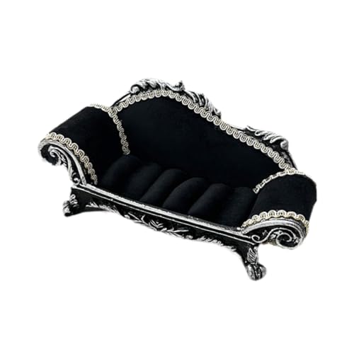 Oshhni Puppenhaus Sofa Simulation Zubehör Spielzeug Micro Landschaft Hause Ornamente Pretend Spielen Spielzeug Modell, Doppelsofa Oshhni Puppenhaus Sofa Simulation Zubehör Spielzeug Micro Landschaft Hause Ornamente Pretend Spielen Spielzeug Modell, Doppelsofa von Oshhni