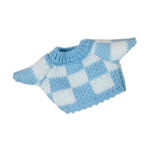 Oshhni Puppenkleidung, Pullover für 20 cm Puppen, komfortable Foto -Requisiten, Kleideroutfits Strickkleidung , Blau Weiss Oshhni Puppenkleidung, Pullover für 20 cm Puppen, komfortable Foto -Requisiten, Kleideroutfits Strickkleidung , Blau Weiss von Oshhni