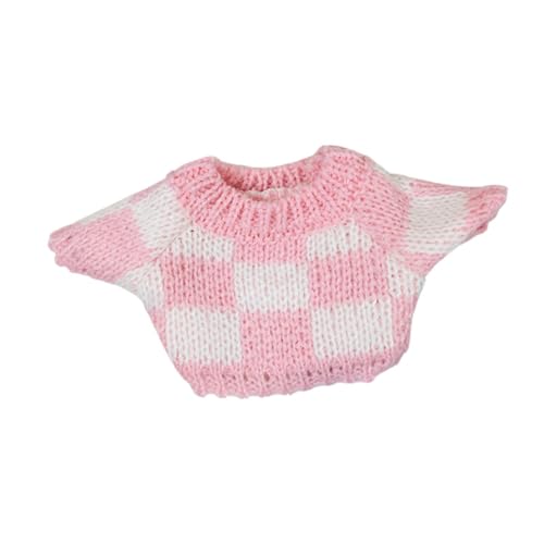 Oshhni Puppenkleidung, Pullover für 20 cm Puppen, komfortable Foto -Requisiten, Kleideroutfits Strickkleidung , Rosa Weiß Oshhni Puppenkleidung, Pullover für 20 cm Puppen, komfortable Foto -Requisiten, Kleideroutfits Strickkleidung , Rosa Weiß von Oshhni