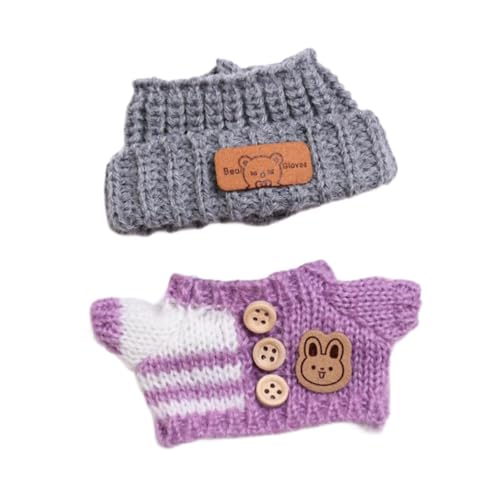 Oshhni Puppenkleidung, Puppenzubehör, geeignet für 15 cm bis 17 cm, niedliche Kleidung, Puppenoutfit, Pullover und Mütze für Heimwerkerarbeiten, Lila Oshhni Puppenkleidung, Puppenzubehör, geeignet für 15 cm bis 17 cm, niedliche Kleidung, Puppenoutfit, Pullover und Mütze für Heimwerkerarbeiten, Lila von Oshhni