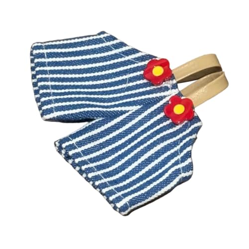 Oshhni Puppenkleidung, modischer Overall mit Streifenmuster, DIY-Puppenzubehör, Dunkelblau Oshhni Puppenkleidung, modischer Overall mit Streifenmuster, DIY-Puppenzubehör, Dunkelblau von Oshhni