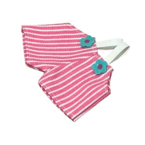 Oshhni Puppenkleidung, modischer Overall mit Streifenmuster, DIY-Puppenzubehör, Dunkelpink Oshhni Puppenkleidung, modischer Overall mit Streifenmuster, DIY-Puppenzubehör, Dunkelpink von Oshhni
