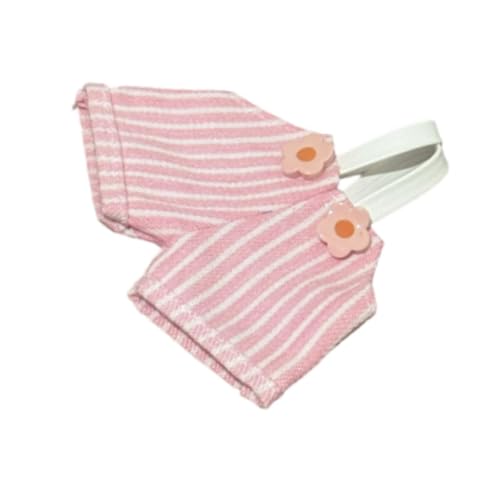 Oshhni Puppenkleidung, modischer Overall mit Streifenmuster, DIY-Puppenzubehör, Rosa Oshhni Puppenkleidung, modischer Overall mit Streifenmuster, DIY-Puppenzubehör, Rosa von Oshhni