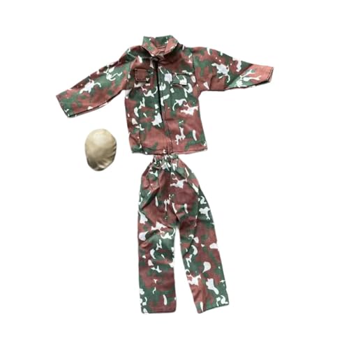 Oshhni Puppenkleidung für männliche Figuren im Maßstab 1:6, Oberteile und Hosen mit Hut, Dschungelanzug, Outfit-Uniform für 12-Zoll-Actionfiguren, Zubehör Oshhni Puppenkleidung für männliche Figuren im Maßstab 1:6, Oberteile und Hosen mit Hut, Dschungelanzug, Outfit-Uniform für 12-Zoll-Actionfiguren, Zubehör von Oshhni
