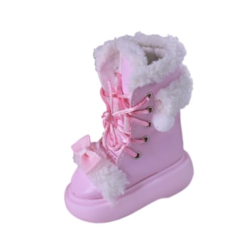 Oshhni Puppenstiefel 1:4 Maßstab, Spielzeugaccessoire, Schuhe für Puppenfiguren, Geschenkidee für Kreative Köpfe, Rosa Oshhni Puppenstiefel 1:4 Maßstab, Spielzeugaccessoire, Schuhe für Puppenfiguren, Geschenkidee für Kreative Köpfe, Rosa von Oshhni