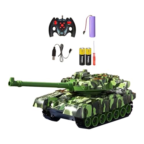Oshhni RC-, Ferngesteuerter für Kinder, Panzermodell mit realistischem Sound für Kinder, Grün von Oshhni