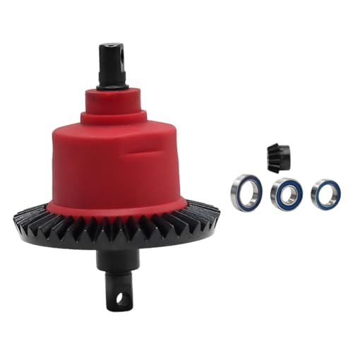 Oshhni RC-Auto-Differential-Kit, Zubehör, Premium-Ersatz, leichtes, Robustes Metall für 1/10, Hinten Rot Oshhni RC-Auto-Differential-Kit, Zubehör, Premium-Ersatz, leichtes, Robustes Metall für 1/10, Hinten Rot von Oshhni