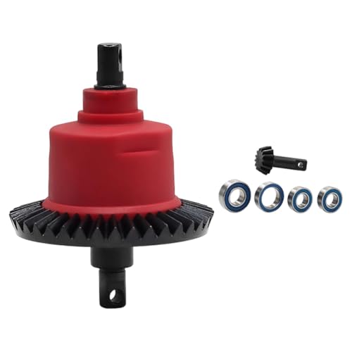 Oshhni RC-Auto-Differential-Kit, Zubehör, Premium-Ersatz, leichtes, Robustes Metall für 1/10, Vorne Rot Oshhni RC-Auto-Differential-Kit, Zubehör, Premium-Ersatz, leichtes, Robustes Metall für 1/10, Vorne Rot von Oshhni