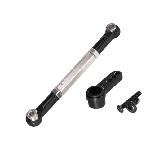 Oshhni RC Auto Lenkstangen Set, Metall Zugstangen, RC Steuerungskomponenten, Schwarz Oshhni RC Auto Lenkstangen Set, Metall Zugstangen, RC Steuerungskomponenten, Schwarz von Oshhni