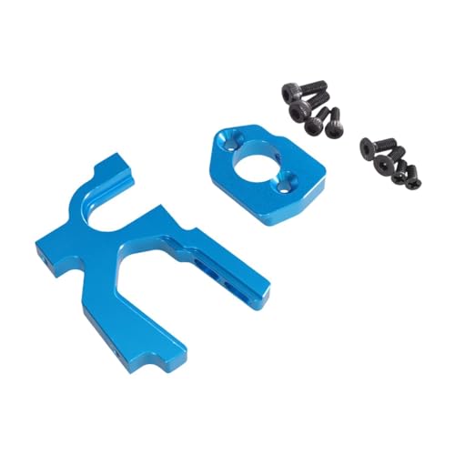 Oshhni RC -Auto Motorhalterung RC -Zubehör mit Schrauben Ersatzteilen für 1/12 124019 Spielzeugauto, Blau von Oshhni