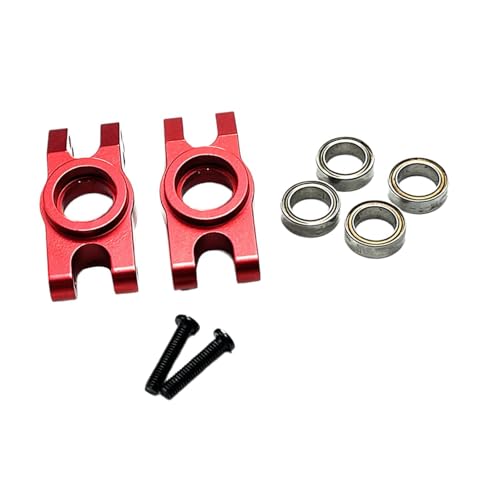 Oshhni RC -Autoachse Hub -Träger hintere Hubs tragbare einfache Installation Leichte RC -Reparaturteile für 16210 H16 RC -Auto -Modifikation, Rot von Oshhni