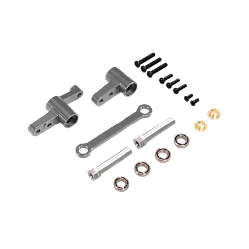 Oshhni RC -Autolenker -Baugruppe Metall Upgrade Ersatzteile Keegherapie RC -Autos für 1/14 GO 14209 14210 H14BM RC -Autoteile, Grau Oshhni RC -Autolenker -Baugruppe Metall Upgrade Ersatzteile Keegherapie RC -Autos für 1/14 GO 14209 14210 H14BM RC -Autoteile, Grau von Oshhni