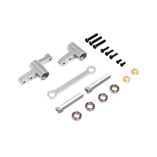 Oshhni RC -Autolenker -Baugruppe Metall Upgrade Ersatzteile Keegherapie RC -Autos für 1/14 GO 14209 14210 H14BM RC -Autoteile, Silber Oshhni RC -Autolenker -Baugruppe Metall Upgrade Ersatzteile Keegherapie RC -Autos für 1/14 GO 14209 14210 H14BM RC -Autoteile, Silber von Oshhni