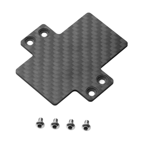 Oshhni RC-Car-Carbonfaser-ESC-Montageplatte, Elektronik-Montageplatte für V2 x8S Max8-Fahrzeuge RC-Car-Upgrade Oshhni RC-Car-Carbonfaser-ESC-Montageplatte, Elektronik-Montageplatte für V2 x8S Max8-Fahrzeuge RC-Car-Upgrade von Oshhni