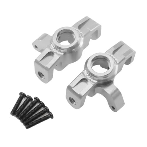 Oshhni RC-Car-Vorderradlenkbecher, Maßstab 1:14, einfache Installation, modifiziertes Metall, vielseitig verwendbar, robuste Vorderradlenkkomponente, Argent von Oshhni
