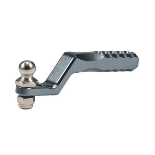 Oshhni RC Crawler Tow Hook Anhängerkupplung für TF2 RGT CC01 für 1/10 1/8 RC -Autos, Grau von Oshhni