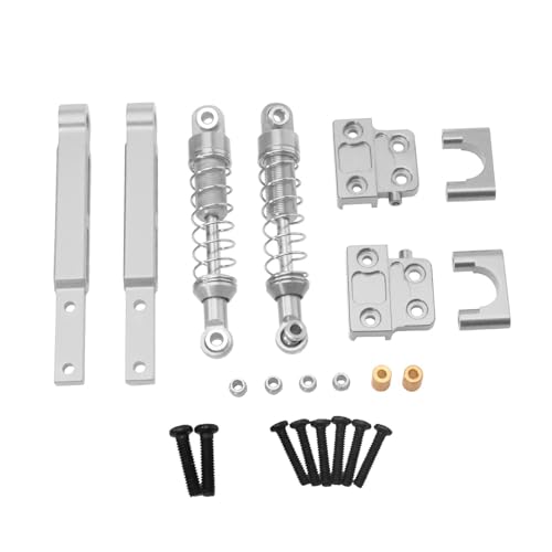 Oshhni RC-Metall-Stoßdämpfer mit Zugstange, ölgefüllte Stoßdämpfer, Wartung, DIY-modifizierte Ersatzteile für 1:12 MN82 82Pro-Fahrzeuge, Silber Oshhni RC-Metall-Stoßdämpfer mit Zugstange, ölgefüllte Stoßdämpfer, Wartung, DIY-modifizierte Ersatzteile für 1:12 MN82 82Pro-Fahrzeuge, Silber von Oshhni