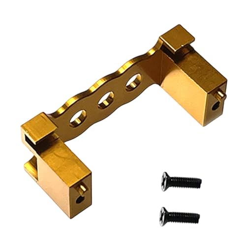 Oshhni RC Servo Mount Feste Basisbaugruppe DIY DIY ACCS Modifizierte Lenkschalthalter für 1/14 144001 124018 124019, Gold von Oshhni