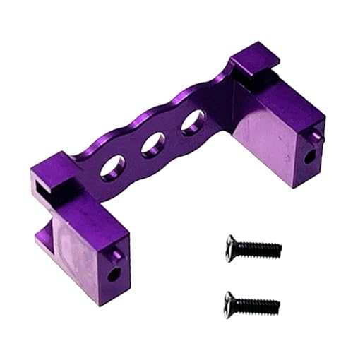 Oshhni RC Servo Mount Feste Basisbaugruppe DIY DIY ACCS Modifizierte Lenkschalthalter für 1/14 144001 124018 124019, Lila von Oshhni