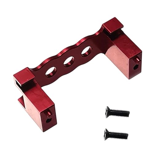 Oshhni RC Servo Mount Feste Basisbaugruppe DIY DIY ACCS Modifizierte Lenkschalthalter für 1/14 144001 124018 124019, Rot von Oshhni