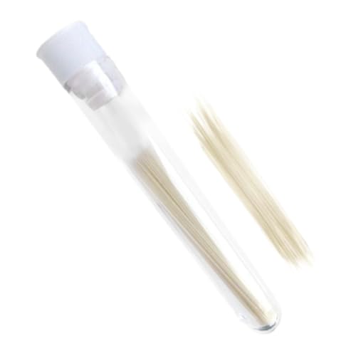 Oshhni Realistische Handwerk Animal Whisker Künstliche Tierbart lebensechter Multifunktion einfach zu verwenden Puppenbärte für Gesichtskostüm, Beige, 0.35 Mm von Oshhni