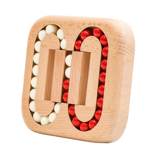 Oshhni Rotierende Bean Fingertip Holzwürfel Zappelspielzeug Robustes Patry Supplies Spaß Lernspielzeug Denksportaufgabe Mädchen Kinder, Acrylperle von Oshhni
