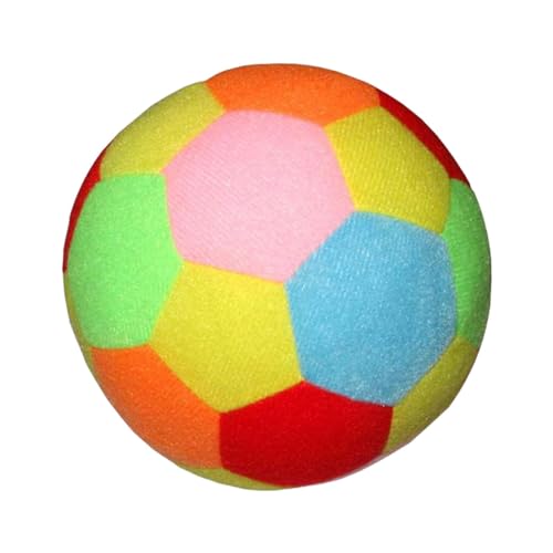 Oshhni Sanfter, Farbenfroher Fußball für Kinder, Spielzeug für Drinnen Und Draußen, 14CM von Oshhni