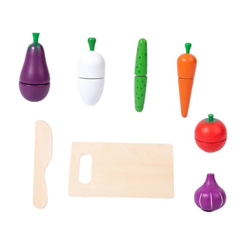Oshhni Schneiden Spielen Lebensmittel Spielzeug Pädagogisches Spielzeug Küche Pretend Spielset Farbe Sortierung Set für Vorschule, Gemüse von Oshhni