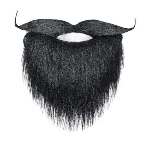 Oshhni Schnurrbart für Kostüme, Make Up Zubehör für Feiern, Halloween, Schwarz Oshhni Schnurrbart für Kostüme, Make Up Zubehör für Feiern, Halloween, Schwarz von Oshhni