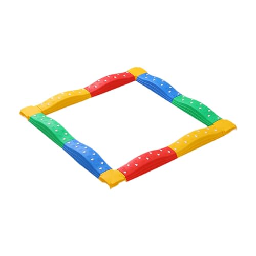 Oshhni Schwebebalken für Kinder, Farbiger Schwebeblock, Hindernisparcours-Trittsteine für den Vorschulbereich, 12 Stück Regenbogen Oshhni Schwebebalken für Kinder, Farbiger Schwebeblock, Hindernisparcours-Trittsteine für den Vorschulbereich, 12 Stück Regenbogen von Oshhni