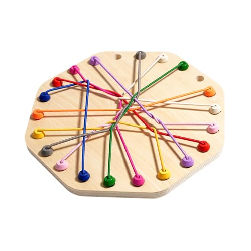Oshhni Seil-Entwirrungsspielzeug, Seil-Puzzle-Herausforderungsspielzeug, Früherziehungsspielzeug, Brettspiel, Seil-Sortier-Puzzlespiel für Kinder, Achteck Oshhni Seil-Entwirrungsspielzeug, Seil-Puzzle-Herausforderungsspielzeug, Früherziehungsspielzeug, Brettspiel, Seil-Sortier-Puzzlespiel für Kinder, Achteck von Oshhni