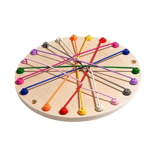 Oshhni Seil-Entwirrungsspielzeug, Seil-Puzzle-Herausforderungsspielzeug, Früherziehungsspielzeug, Brettspiel, Seil-Sortier-Puzzlespiel für Kinder, Runden Oshhni Seil-Entwirrungsspielzeug, Seil-Puzzle-Herausforderungsspielzeug, Früherziehungsspielzeug, Brettspiel, Seil-Sortier-Puzzlespiel für Kinder, Runden von Oshhni
