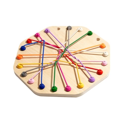Oshhni Seilspielzeug Zur Förderung Der Denkfähigkeiten, Knotenspiel für Kinder, Oktaeder Oshhni Seilspielzeug Zur Förderung Der Denkfähigkeiten, Knotenspiel für Kinder, Oktaeder von Oshhni