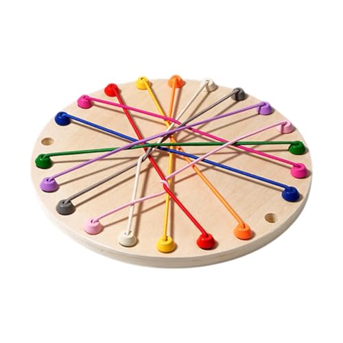 Oshhni Seilspielzeug Zur Förderung Der Denkfähigkeiten, Knotenspiel für Kinder, Runden Oshhni Seilspielzeug Zur Förderung Der Denkfähigkeiten, Knotenspiel für Kinder, Runden von Oshhni