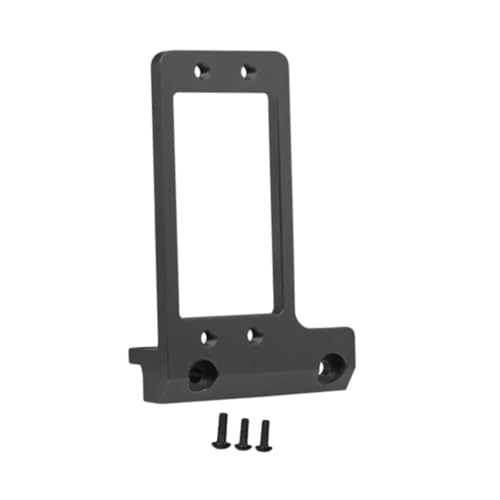 Oshhni Servohalterung, Servohalterung ersetzt die Vorderachse der einfach zu installierenden Ersatzteile aus Aluminiumlegierung für RC-Auto-Crawler im, Schwarz von Oshhni