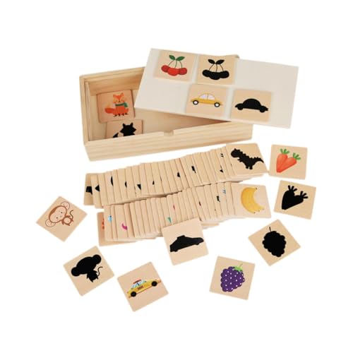 Oshhni Shadow Matching Puzzle Holzform passt passende Spiele Spielzeugentwicklung Brettspiel Bildungsspielzeug für 3 4 5 Jahre alt Oshhni Shadow Matching Puzzle Holzform passt passende Spiele Spielzeugentwicklung Brettspiel Bildungsspielzeug für 3 4 5 Jahre alt von Oshhni