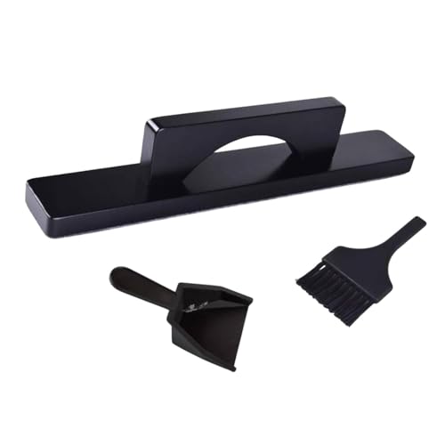 Oshhni Shuffleboard-Bürste, Shuffleboard-Reinigungsbürste, ergonomisch geformter Griff, Shuffleboard-Reiniger, tragbar, Holz-Shuffleboard-Sweep, Schwarz Oshhni Shuffleboard-Bürste, Shuffleboard-Reinigungsbürste, ergonomisch geformter Griff, Shuffleboard-Reiniger, tragbar, Holz-Shuffleboard-Sweep, Schwarz von Oshhni