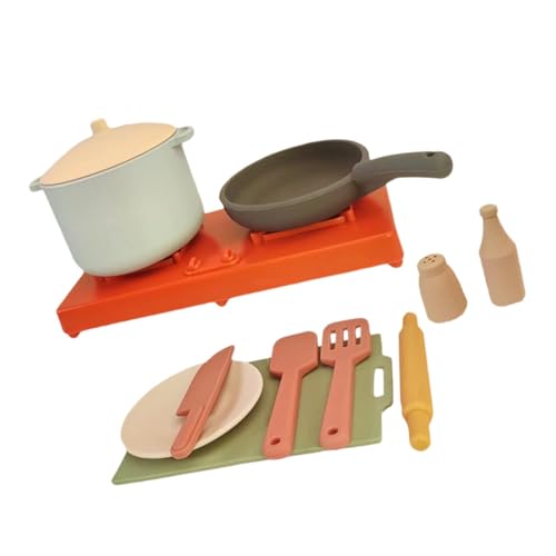 Oshhni Simulations-Küchenspielzeug, Küchen-Kochpfannen-Spielset, Montessori, Vorschulkinder, Rollenspiele für Kinder, Mädchen, Jungen, Kleinkinder Oshhni Simulations-Küchenspielzeug, Küchen-Kochpfannen-Spielset, Montessori, Vorschulkinder, Rollenspiele für Kinder, Mädchen, Jungen, Kleinkinder von Oshhni