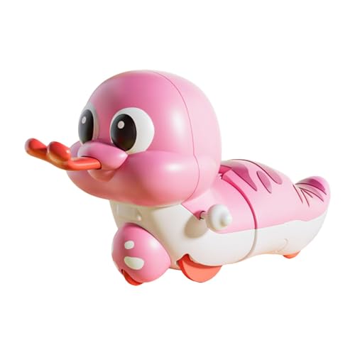 Oshhni Simuliertes Aufziehspielzeug mit Schlange, lustige laufende Figur, Tier-Uhrwerk-Spielzeug, frühes Lernen für Klassenzimmer, Belohnungen für Neue, Rosa von Oshhni