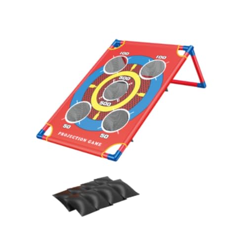 Oshhni Sitzsack Wurfspiel Set, Cornhole Brett für Karneval, Drinnen Und Draußen, Kleinkinder Oshhni Sitzsack Wurfspiel Set, Cornhole Brett für Karneval, Drinnen Und Draußen, Kleinkinder von Oshhni
