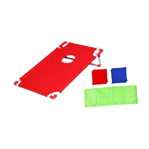 Oshhni Sitzsäcke, Wurfspiel, Cornhole-Spielset, Zielspiel, Outdoor-Sportarten für den Innen- und Außenbereich, Rot Oshhni Sitzsäcke, Wurfspiel, Cornhole-Spielset, Zielspiel, Outdoor-Sportarten für den Innen- und Außenbereich, Rot von Oshhni