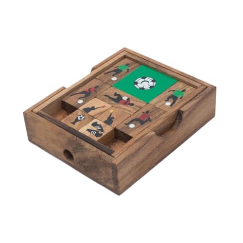 Oshhni Sliding Brain Teaser Toy Fun Neuheit Desk Accent Fun Klotski Puzzle Handheld Table Game for Children Kids von Oshhni