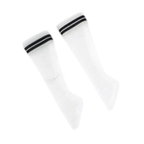 Oshhni Socken mit 1/6 -Skala -Puppen, Accessoire Casual Stylish Cosplay weibliche Nahtlose Socken -Crew -Socken für 12 '' Actionfiguren erhöht, Schwarz von Oshhni