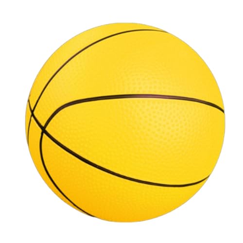 Oshhni Sportball für, Spielzeug für drinnen und draußen, Spielplatzball, weiche kleine Bälle, Gelber Basketball von Oshhni